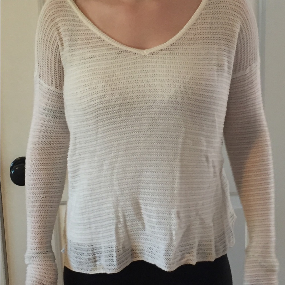 White Knit Sweater